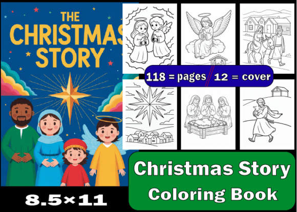 Download 118 the Christmas Story Coloring Book - Story Collection