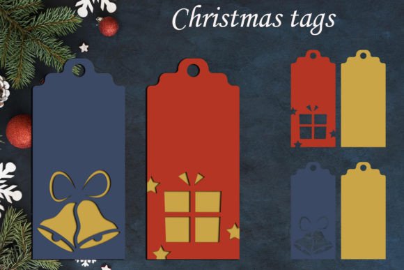 Download Christmas Holiday Gift Tags, Labels Svg - Holiday gift Collection