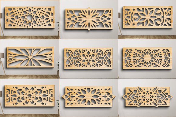 Download Laser Cut Mandala Wall Panel Set - Laser cut mandala Collection