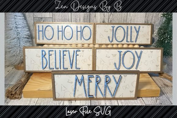 Download Christmas Sign Bundle Laser SVG - Christmas sign Collection