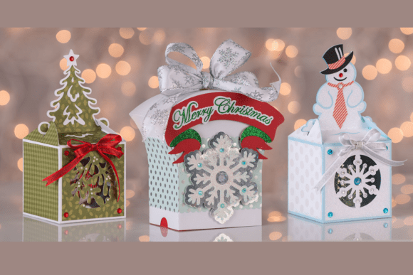 Download Holiday Gift Boxes SVG Bundle - Holiday gift Collection