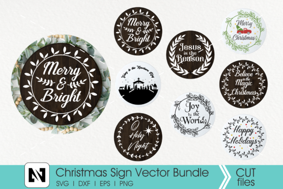 Download Christmas Sign Bundle, Christmas - Christmas sign Collection