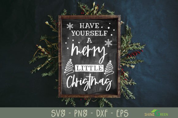Download Merry Little Farmhouse Christmas Sign - Christmas sign Collection