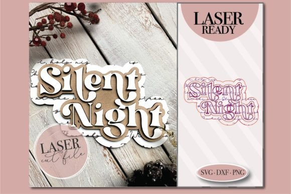 Download Silent Night, Christmas Sign Svg - Christmas sign Collection