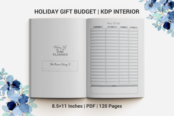 Download Holiday Gift Budget | KDP INTERIOR - Holiday gift Collection