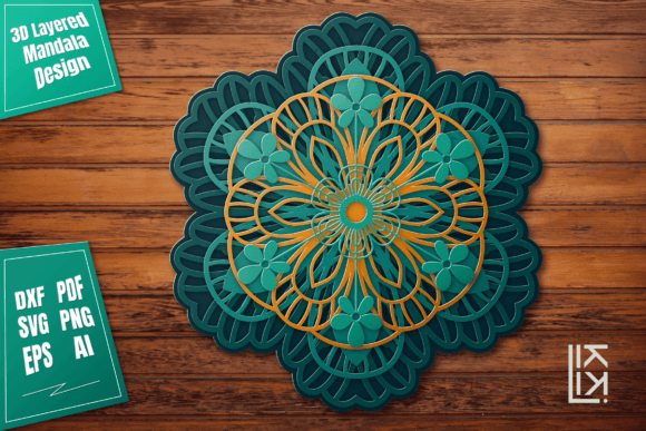 Download Multilayer Mandala SVG Laser Cut Vol.3 - Multilayer Collection