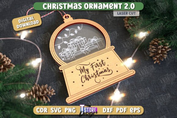 Download Christmas Ornament Laser Cut Design - Premium Resources